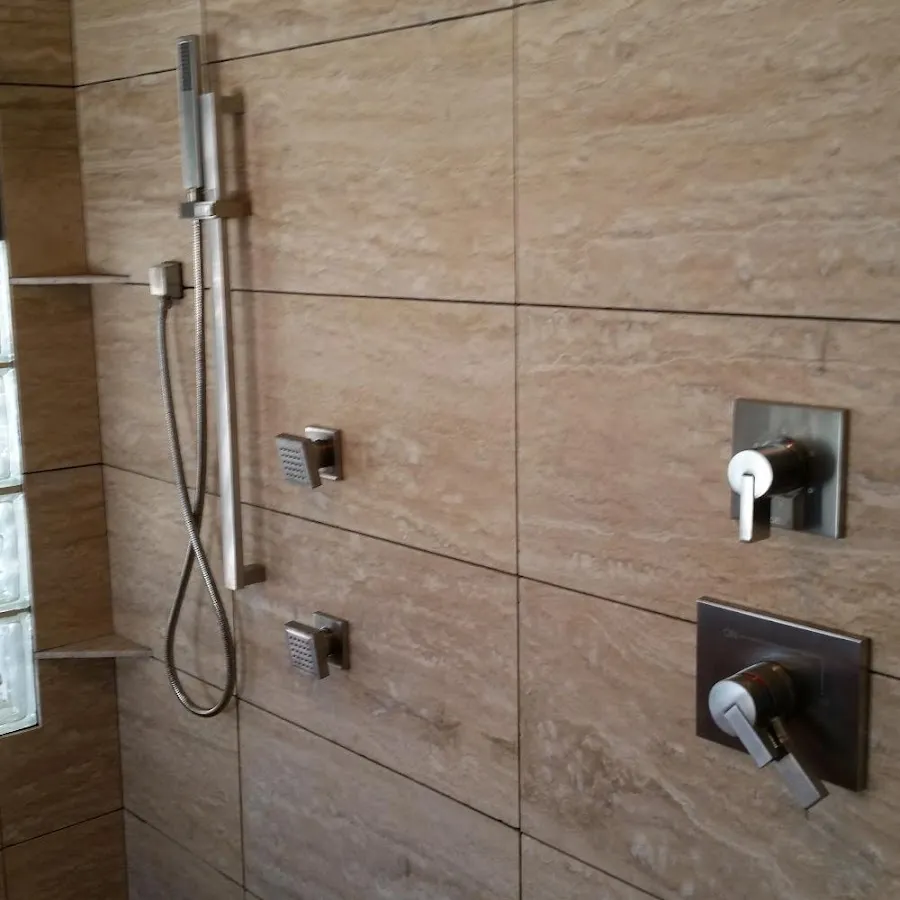 Shower fixture installation for Frozen Pipe Repair in Vienna